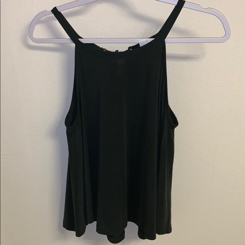 BP Grey lace up tank
